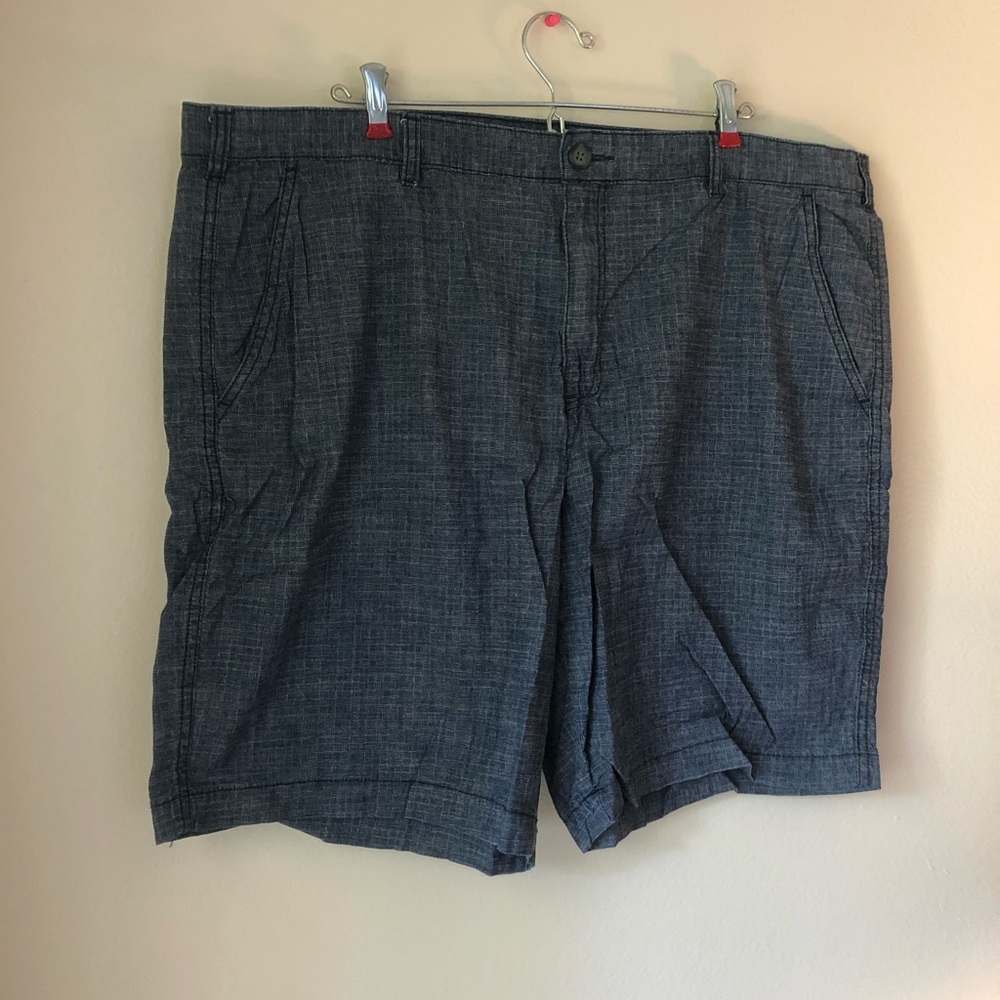 Marc Anthony shorts blue flat front 42